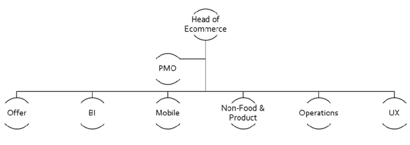 Figure 2 - Ecommerce Organigram 