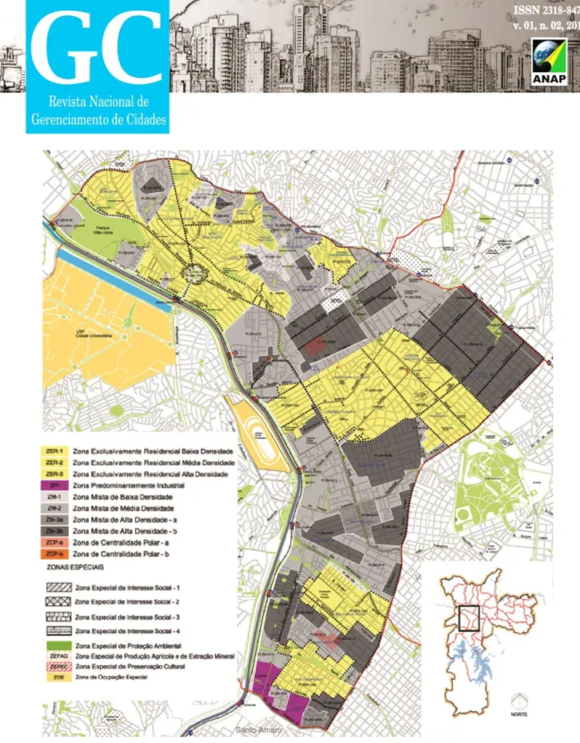 Figura  02 10 :  Zoneamento  da  Subprefeitura  de  Pinheiros,  conforme  o  Plano  Diretor  Estratégico  Regional de São Paulo