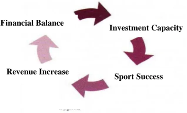 Figure No. 17 - Cycle to achieve both economic, financial and  sporting success a SAD 