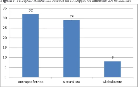 Figura 3. Percepção Ambiental baseada na concepção de ambiente dos estudantes