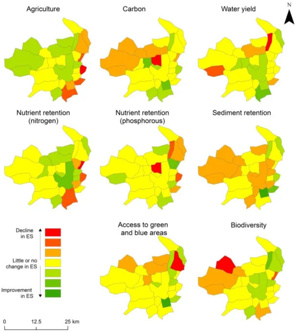 Figure 4 ES variation between 1990 and 2006 