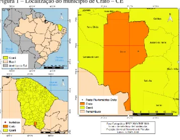 Figura 1 – Localização do município de Crato – CE