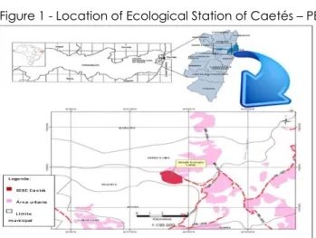 Figure 1 - Location of Ecological Station of Caetés – PE 