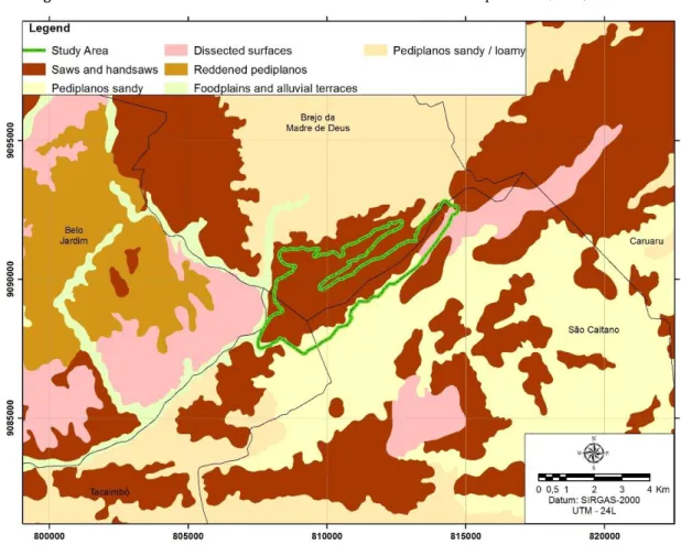 Figure 8 – Geo-environmental units / relief classes. Source: Embrapa Solos (2001).  