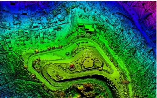 Figure 2.2: LiDAR’s terrain mapping [14].