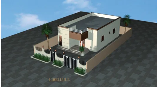 Figure 1: Model of house „Libellule“ by SEMA-SA