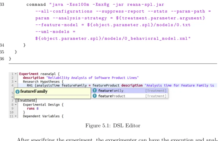 Figure 5.1: DSL Editor