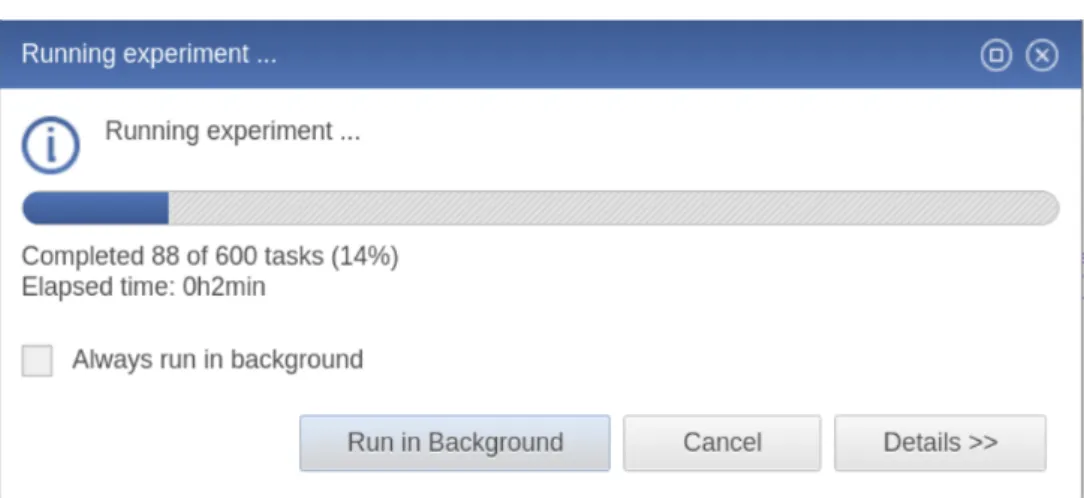 Figure 5.3: Execution Status