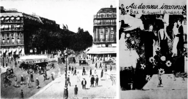Fig. 5:  Place de l’Opéra, obra presente na exposição Francis Smith : Peintures et gouaches  (Paris, Galerie  Berthe Weill, Junho de 1928)