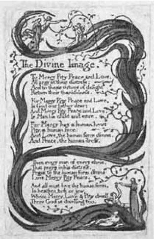 Fig. 1 – William Blake. “The Divine Image”. Songs of Innocence. 1789. Copy B, object 17