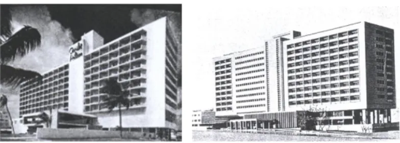 Fig. 1 – Caribe Hilton Hotel, San Juan. Arqs. Toro, Ferrer e Torre Grosa (in Anónimo, 1953)