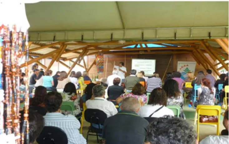 Figura 17: Palestra do Professor Genebaldo Dias Freire no VII Encontro de Educadores Ambientais do  DF 