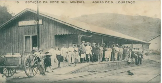 Foto 3 – Inauguração da estação de trem de São Lourenço, 1884 Fonte: Arquivo da Secretaria de Turismo de São Lourenço