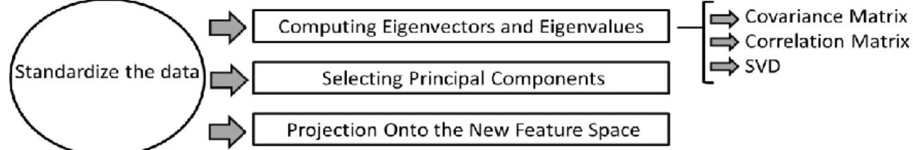 Figure 3.1 – Summary of the Principal Components Analysis Approach.