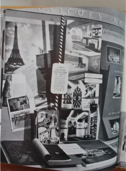 Figura 12: Exposições no estrangeiro (CATORZE, 1948) 