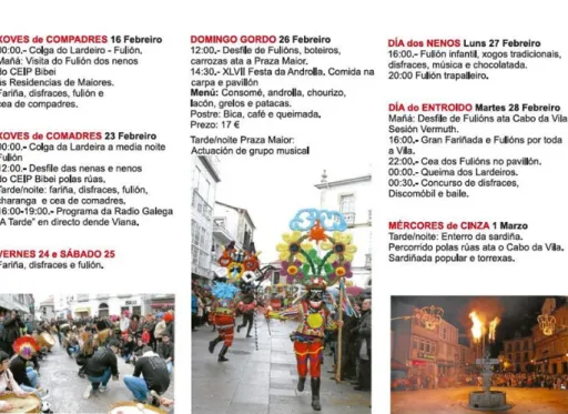 Figura  3:  Programa  de Viana  do  Bolo,  2017.