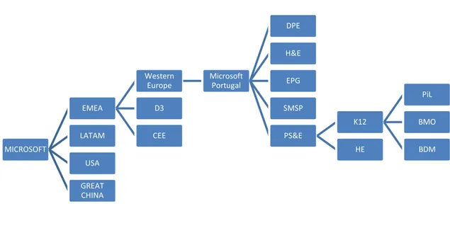 Figura 1 – Estrutura Microsoft 