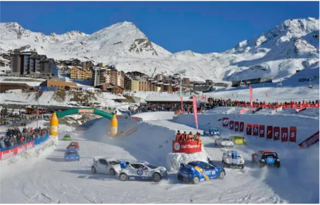 Fig. 6: Electric category race in Andros Trophy 2017, in Val Thorens, France  