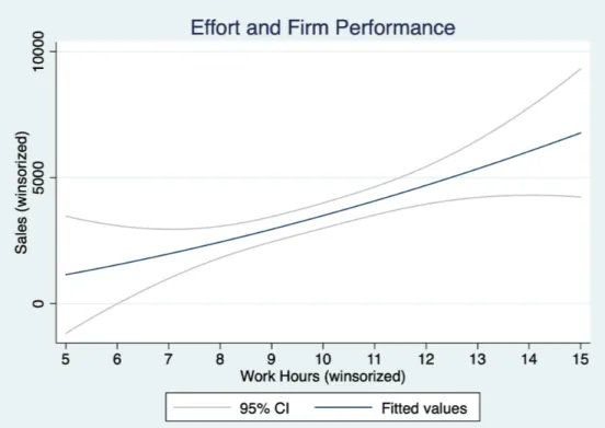 Figure 2.2.3: Relationship Between Effort and Firm Performance.