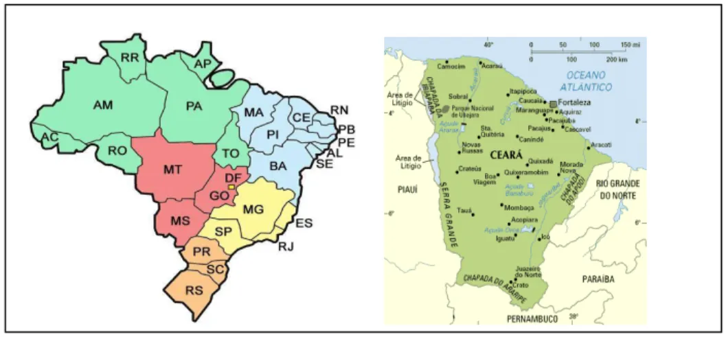 FIGURA 02: LOCALIZAÇÃO GEOGRÁFICA DA CIDADE DE ITAPIPOCA- CEARÁ –  BRASIL 