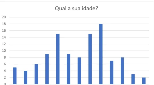 Figura 11 - Idade dos respondentes do Bairro da Palmeira