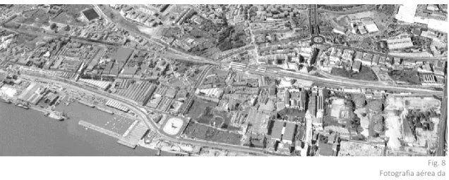 Fig. 8  Fotografia aérea da  área urbana de Marvila 