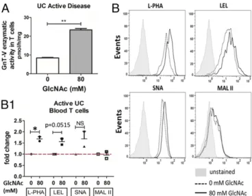 Fig. 2. Remodeling of the glycosylation phenotype upon metabolic sup- sup-plementation with GlcNAc
