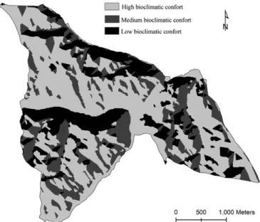 Fig. 4. Eco-cultural analysis phase (biophysical analysis): bioclimatic confort.