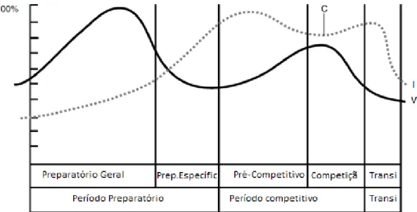Figura 14 - Modelo clássico de periodização (adaptado de Matveyev, 1981) 
