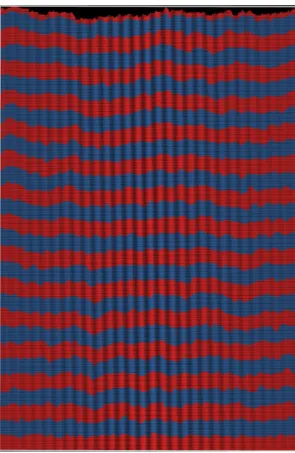 Figure 3.5: Snapshot of the final configuration for the Random Deposition with Surface Relaxation model of a lattice of size L = 200