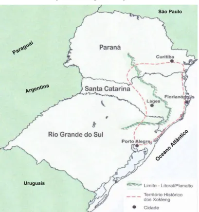 Figura 1 – Mapa da Região Sul 