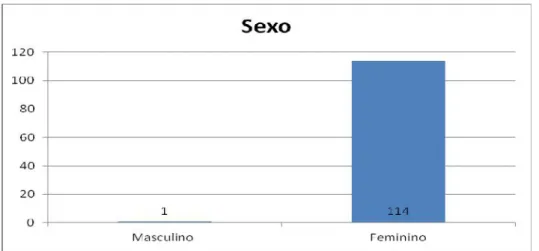 Gráfico 2 Caraterização da amostra pelo sexo