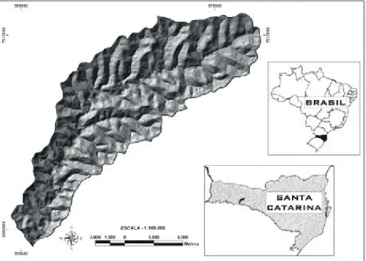 Figura 1 - Mapa de localização da Bacia do Rio Ariranha.
