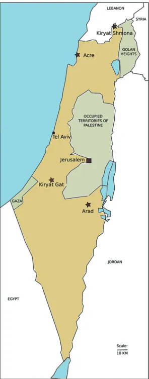 Fig. 8.1  Map of Israel