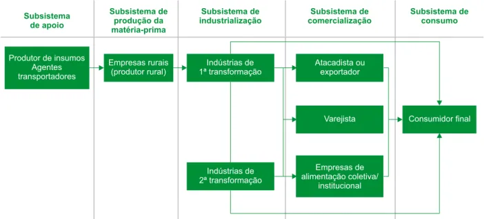 Figura 1. Estrutura da cadeia de carne bovina no Brasil.