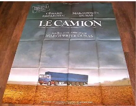 Figura 2 - Le Camion. Marguerite Duras / Gérad Depardieu - Affiche D’Époque 120cm/160cm