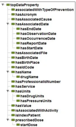 Figure 3.8: Data properties of the module Clinical Evaluation .