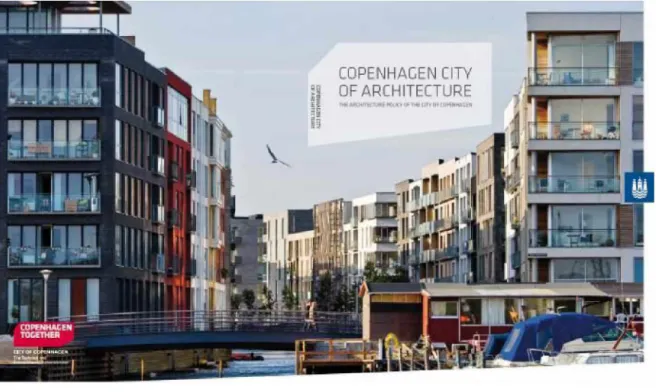Figura 26. Caderno Copenhagen City of Architecture e as sessões abordadas por ele. 