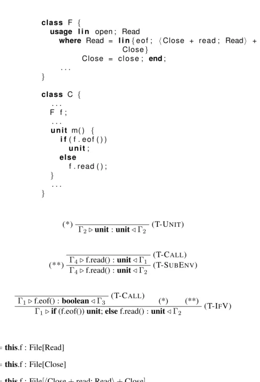 Figure 3.14: Example of a derivation with subtyping