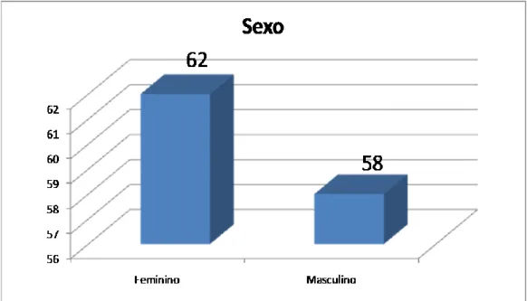 Figura 3 – Caracterização da amostra em função do sexo 