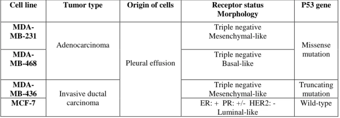 Table 3.2: Gene-specific primer pairs and sequences used in RT-qPCR. The genes of interest are NORAD and p53, while  the housekeeping genes are β-actin and 18S