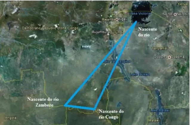 Figura  2.  Imagem  de  satélite  proveniente  do  Google  Earth,  posteriormente  tratada,  de  acordo com a descrição aproximada da localização de Calpe em O Quase Fim do Mundo,  de Pepetela