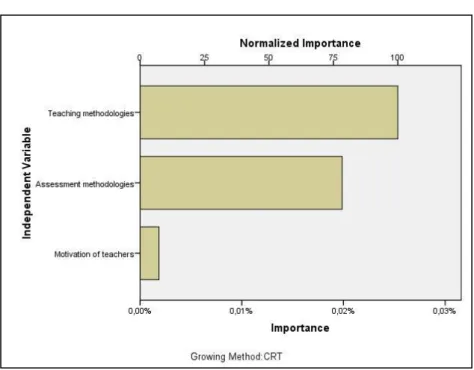 Figure 1.  Independent Variable Importance 