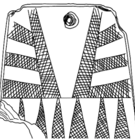Fig. 7 A placa H.8-5, da Anta 3 da Herdade de Santa Margarida, Reguengos de Monsaraz, com a “síndrome das placas loucas”