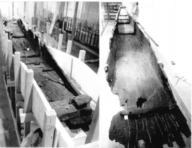 Fig. 8 and Fig. 9. The pirogue, as seen in Tervfe 1998, 82; 85. 