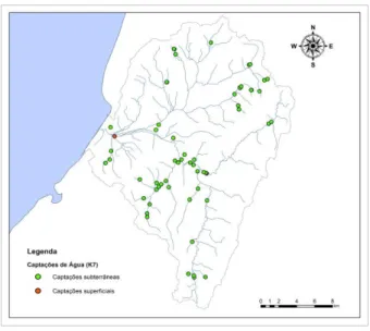 Figura 5. Carta da variável de pressão do Eixo de Alterações da Quantidade de Água:                    