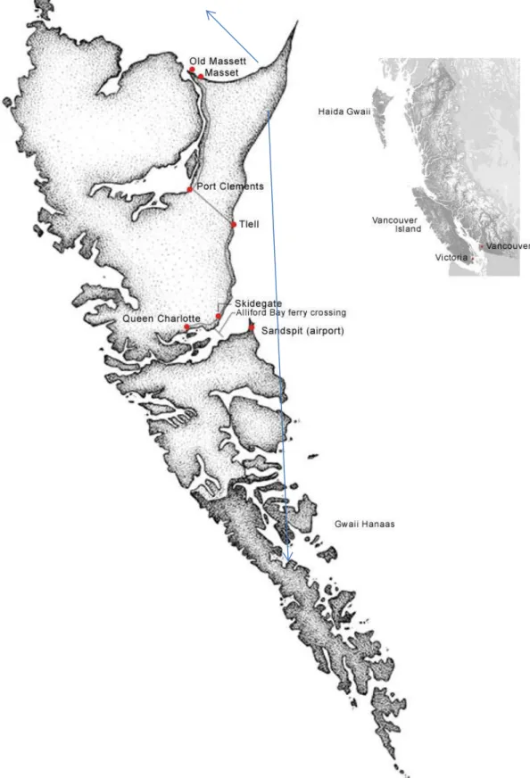 Fig. 1 Map of Haida Gwaii (Haida Nation, accessed 5 June 2013), &lt;1&gt;. 
