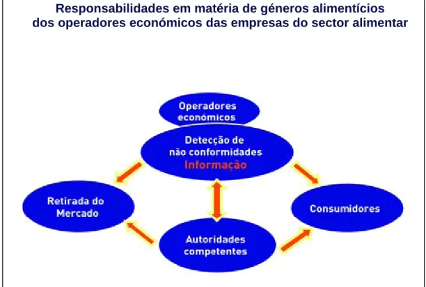 Figura 4. – Circuito da informação e respectivas responsabilidades (Dias, 2007). 