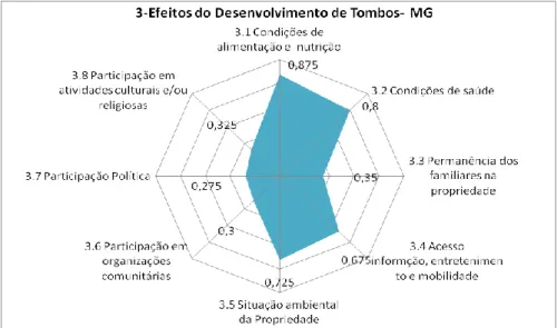 Figura 07. Efeitos do Desenvolvimento – Tombos, MG Fonte: Estimativa com dados primarios