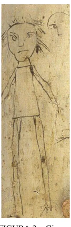 FIGURA 2 – Giovanni Francesco Caroto, menino com um  desenho, óleo sobre tela – Detalhe